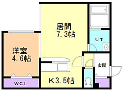 間取図画像 1LDK