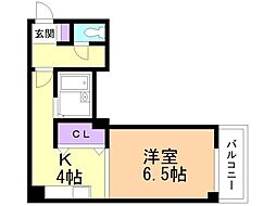 ニューグリーンリーブス 4階/401