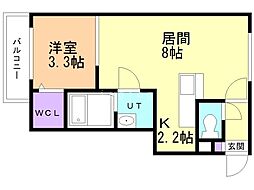 間取図画像 1LDK