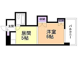 間取図画像 1DK