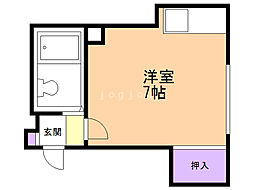マイロード27 ワンルームの間取図画像