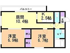 物件の間取り