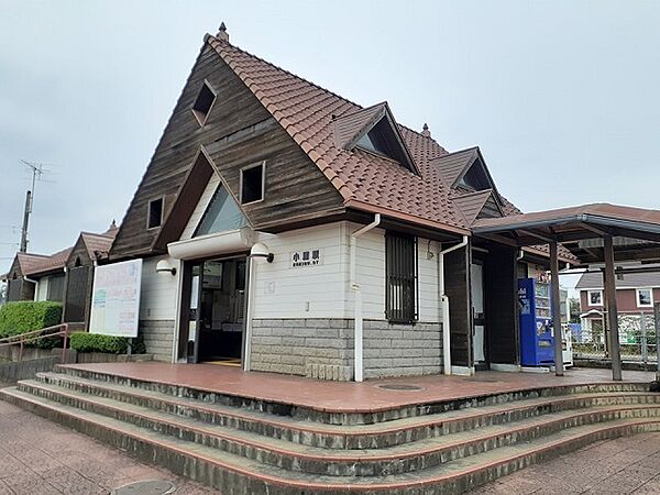 画像14:関東鉄道常総線小絹駅まで1350m