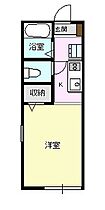 茨城県牛久市栄町６丁目（賃貸アパート1K・1階・19.83㎡） その2