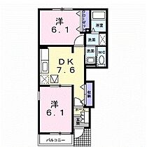 茨城県龍ケ崎市川原代町（賃貸アパート2DK・1階・42.77㎡） その2