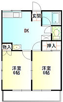 茨城県稲敷郡阿見町大字若栗（賃貸アパート2DK・1階・39.74㎡） その2