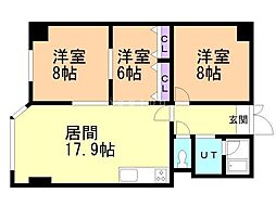 間取図画像 3LDK