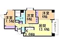 第1九条シャトー桂和4階12.0万円