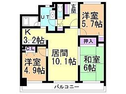 間取図画像 3LDK