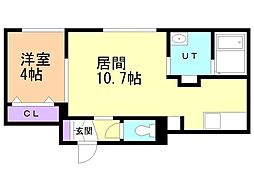 間取図画像 1LDK