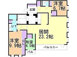 間取図画像 3LDK