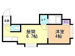 パセリーナ円山Ａ棟 3階/202