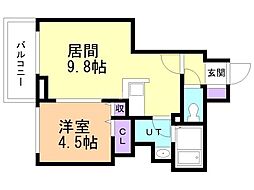 レジディア北2条イーストII 6階