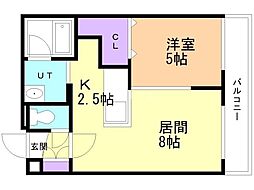 間取図画像 1LDK