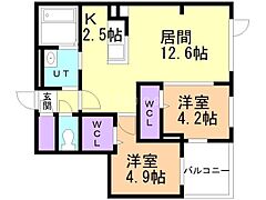 物件の間取り