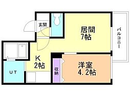 間取図画像 1LDK