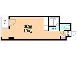 鹿友ディアプラザ札幌 ワンルームの間取図画像