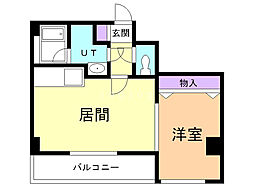 GYM壱番館 1LDKの間取図画像