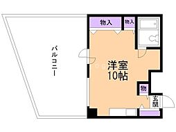ラ・メール円山公園 1Kの間取図画像