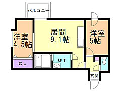物件の間取り