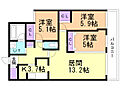 YAMAHANA-CITY.STELLA2階11.7万円
