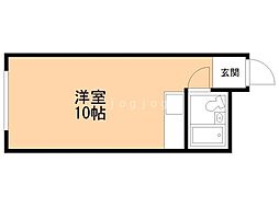 ベル医大前 ワンルームの間取図画像