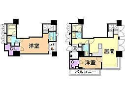 プライムメゾン大通公園 2LDKの間取図画像