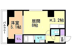 スペチアーレプリーモ 1LDKの間取図画像