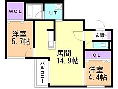 物件の間取り