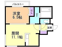 FUENTEDIEZ 1LDKの間取図画像