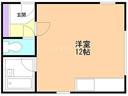 フォルミカ ワンルームの間取図画像