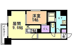 プライムアーバン札幌医大前 1LDKの間取図画像
