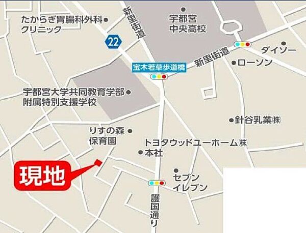 地図を拡大表示