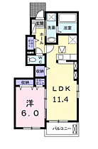 グラース・メゾン　II 101 ｜ 埼玉県行田市緑町10-16（賃貸アパート1LDK・1階・44.22㎡） その2