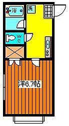 ロイヤルハイツ五番館 1Kの間取図画像