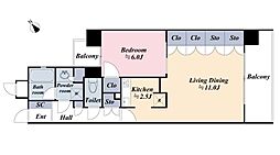 間取図画像 1LDK