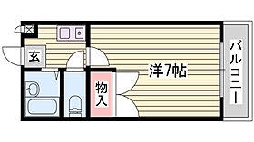 レオパレスＫＵＷＡＤＡ 104 ｜ 兵庫県姫路市書写2459（賃貸アパート1K・1階・23.18㎡） その2