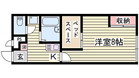 レオパレスＫＯＦＵ 104 ｜ 兵庫県姫路市香寺町犬飼317-2（賃貸アパート1K・1階・23.18㎡） その2