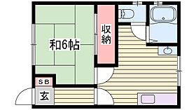 東口アパート  ｜ 兵庫県姫路市八代（賃貸アパート1DK・2階・27.00㎡） その2