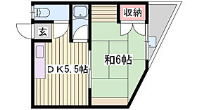 東口ハイツ  ｜ 兵庫県姫路市新在家本町2丁目（賃貸アパート1DK・2階・30.00㎡） その2