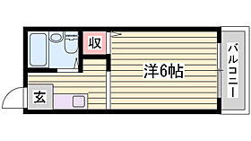 リヴェール北代  ｜ 兵庫県姫路市御立中7丁目（賃貸アパート1R・1階・17.95㎡） その2