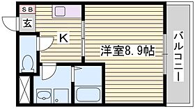 アートＮ  ｜ 兵庫県姫路市南条（賃貸マンション1K・2階・28.33㎡） その2