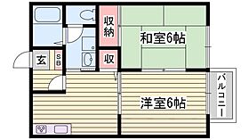 メゾン・リバーII  ｜ 兵庫県姫路市飾磨区山崎台（賃貸アパート2K・2階・40.90㎡） その2