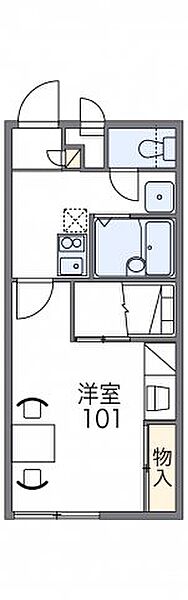 レオパレスＴＩＡ　II 105｜兵庫県姫路市書写(賃貸アパート1K・1階・22.70㎡)の写真 その2