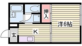 ヴィラカメリアＢ棟  ｜ 兵庫県姫路市書写（賃貸アパート1K・1階・21.30㎡） その2