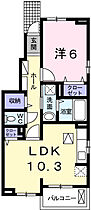 カルムメゾンI  ｜ 兵庫県姫路市砥堀976番地1（賃貸アパート1LDK・1階・43.10㎡） その2