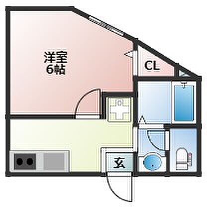 リープラス青山北 1-A｜兵庫県姫路市青山北1丁目(賃貸アパート1K・1階・25.00㎡)の写真 その2