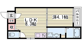 F　asecia ilia  ｜ 兵庫県姫路市京口町（賃貸アパート1LDK・2階・30.43㎡） その2