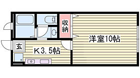 ソレジオユニ  ｜ 兵庫県姫路市保城（賃貸アパート1K・1階・30.39㎡） その2