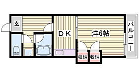 ハイツＡ＆Ｍ  ｜ 兵庫県姫路市中地南町（賃貸マンション1DK・4階・26.00㎡） その2